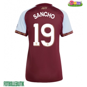 Aston Villa Jadon Sancho #19 Hemmatröja Kvinnor 2025-26 Kortärmad